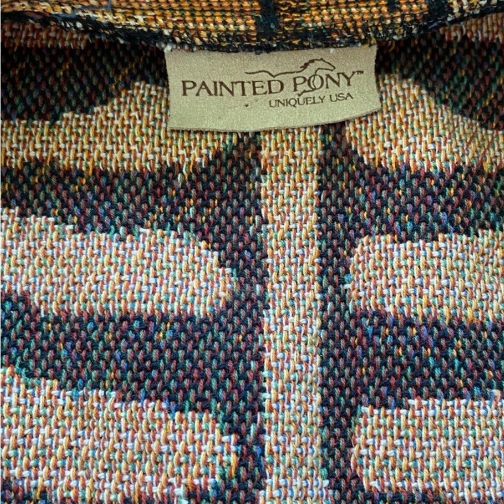 Painted Pony Safari Tapestry Women's Jacket | Vintage Wearable Art | OS - Picture 8 of 11